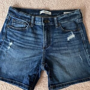 Banana Republic Distressed Blue Jean Shorts